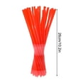thumbnail image 2 of Zhourta 1000pc Disposable Straight Straws for Juice Beverage Bulk Party Supplies 10Inch Length Handmade Flower Making DIY Colored Straw Smooth Drinking Tubes, 2 of 5
