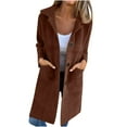 thumbnail image 2 of LOVZFMLL Jackets for Women's Solid Color Button Up Lapel Cardigan Top Jacket, 2 of 6