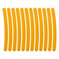 thumbnail image 1 of Unique Bargains 16''-17' Reflective Wheel Rim Stickers Decal for Motorcycle Wheels Car Bicycle Night Reflective Universal Orange 12pcs, 1 of 7