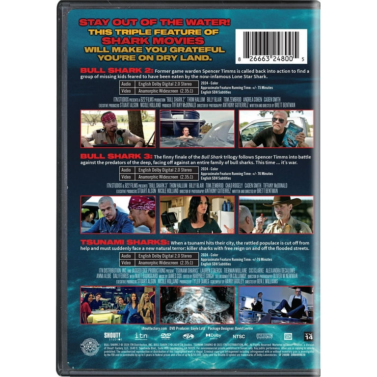 Killer Sharks 3-Movie Collection (Walmart Exclusive) (DVD