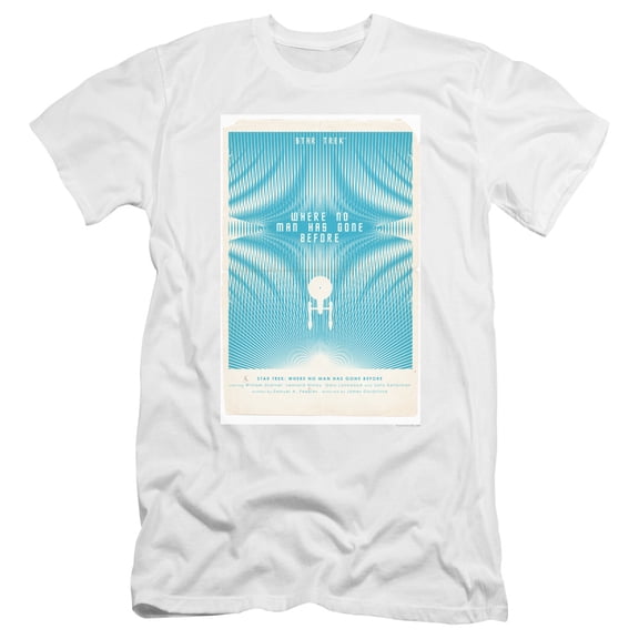 Star Trek Tos Episode 3 Premium Canvas Adult Slim Fit 30/1 T-Shirt White