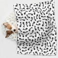 thumbnail image 6 of Pofeuu Fish Bone Print Puppy Blanket,Dog Blankets,Pet Blanket Cozy Cat Blankets for Indoor Cats, Fuzzy Pet Blanket for Kitten Doggy Dog Blankets-Small, 6 of 8