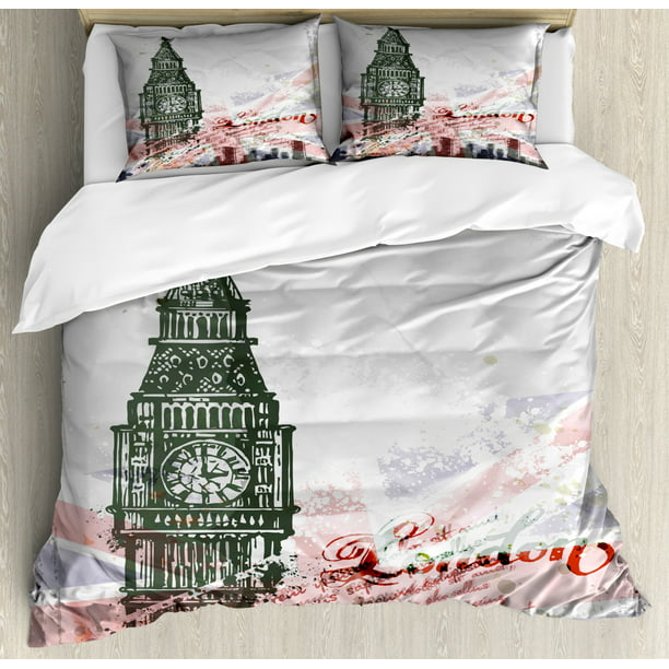 London Duvet Cover Set Queen Size Hand, Big W King Size Bed Sheets