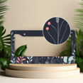 thumbnail image 2 of 1 Pcs Night Flora License Plate Frame, License Plate Cover for Car Decorative Parts, Aluminum License Plate Bracket Holder Rust-Proof Weather-Proof for US Standard Car, 2 of 9