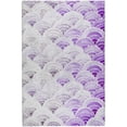 thumbnail image 2 of Addison Rugs Dream Shag Premium Machine Washable Transitional Arches Purple Rectangle Rug, 9' x 12', 2 of 8