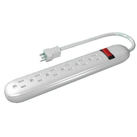 Westinghouse 6-Outlet White Surge Supressor with 735 Joules