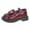 Wine, variant on DMDUOU Girls Dress Shoes Chunky Loafers for Girl Penny Loafers Round Toe School Uniform Slip On Oxford Shoes Red 5.5-6Years