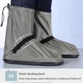 thumbnail image 3 of Fundas impermeables para zapatos Yuxing gruesas reutilizables S negras, 3 of 5