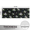 thumbnail image 5 of Kitchen Rugs Sets Of 2,Pioneer Flower Floral Print Pattern Anti Fatigue Kitchen Mat Rugs Non Slip Washable,Decorative Kitchen Floor Mats for Kitchen,Sink,Laundry,17"X47", 5 of 5