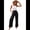 Black, variant on Women'S Wide Leg Lounge Pants White S