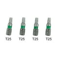 thumbnail image 1 of 4Pcs Magnetic T6-T40 Hex Head Screw Driver Bit 1/4Inch Hex Shank 25Mm Spanner, 1 of 5