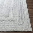 thumbnail image 2 of Surya Azalea AZA-2323 72 x 72" Round Modern Plastic Rug in Medium Gray/Cream, 2 of 6