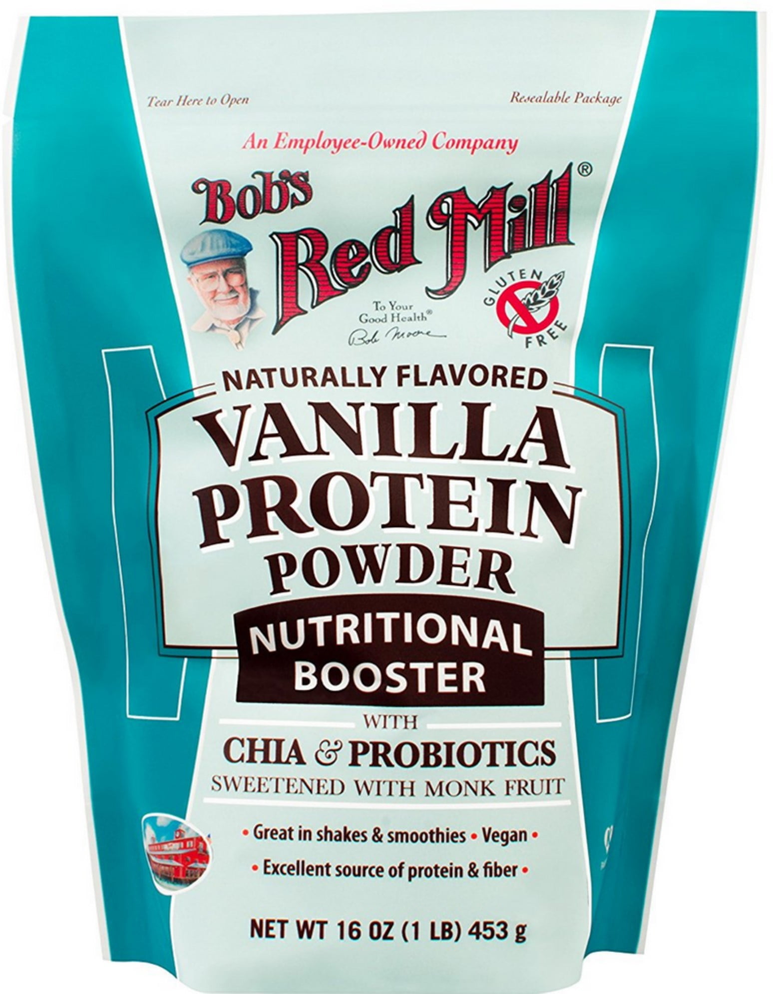 Bob's Red Mill Vanilla Protein Powder Nutritional Booster 16 oz