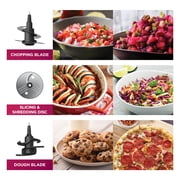Ninja Food Processor 9-Cup, 3 Auto-iQ Presets, Chop Slice Shred, Dishwasher Safe, BN600 Silver