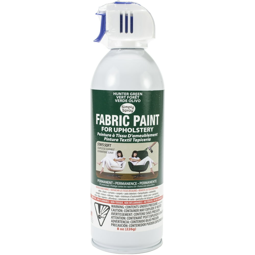 Upholstery Spray Fabric Paint 8ozHunter Green