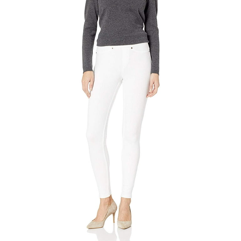 Hue Women s Original Denim Leggings White 2X Walmart