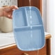 thumbnail image 5 of Bolsa de almuerzo reutilizable de 3 compartimentos, contenedor de alimentos portátil, para la oficina y viajes, acero inoxidable, hermética, para el trabajo o el hogar, ideal para preparar, 5 of 8