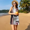 thumbnail image 3 of Easygdp Rustic Door Handle Closeup para Vestido Transpirable de Mujer, Vestido Suelto de Manga Corta con Pliegues y Bolsillos para el Verano, 3 of 7