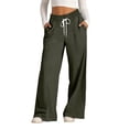 thumbnail image 6 of CPNG Boys Daily Fashion Cargo Pants Elastic High Waist Straight Leg Multi-Pocket Cargo Sweatpants Casual Jogger(Blackish Green,12-13 Years), 6 of 6