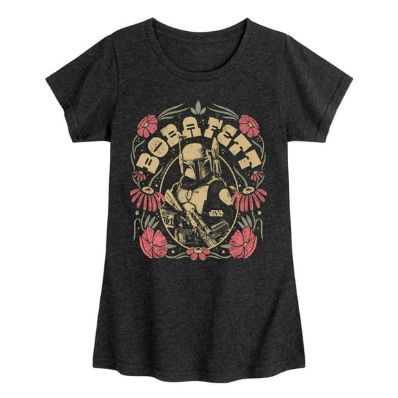 Star Wars - Boba Fett Boho - Toddler And Youth Girls Fitted Short Sleeve Tee