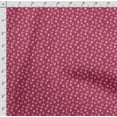 thumbnail image 4 of Soimoi Floral Printed, Polyester Fleece, Fabric by The Yard Sewing DIY Stretch Fabric 56 Inches Wide, WarmFabric for Hats, Coats, Gloves, Blankets, Pink, 4 of 5