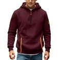 thumbnail image 2 of Blekii Boys Pullover Hoodie Long Sleeve, Boys Solid Color Pullover Hoodie, Long Sleeve Sweatshirt for Kids Toddler, Casual Outerwear for Fall Winter Play School Kids Fleece Lined Sweatshirt Play,, 2 of 6