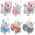 thumbnail image 1 of 6 Pieces Mini Llama Plush Stuffed Animal Toys Alpaca Animal Stuffed Toys 5 Inches Plush Dolls Cute Llama Keychain for Christmas Tree Decoration Bag Fillers Birthday Wedding Baby Shower Party Favors, 1 of 6