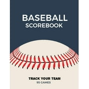 Baseball Scorebook: Record Game Sheet, Games Score Book Sheets, Scoring Notebook, Journal (Paperback)