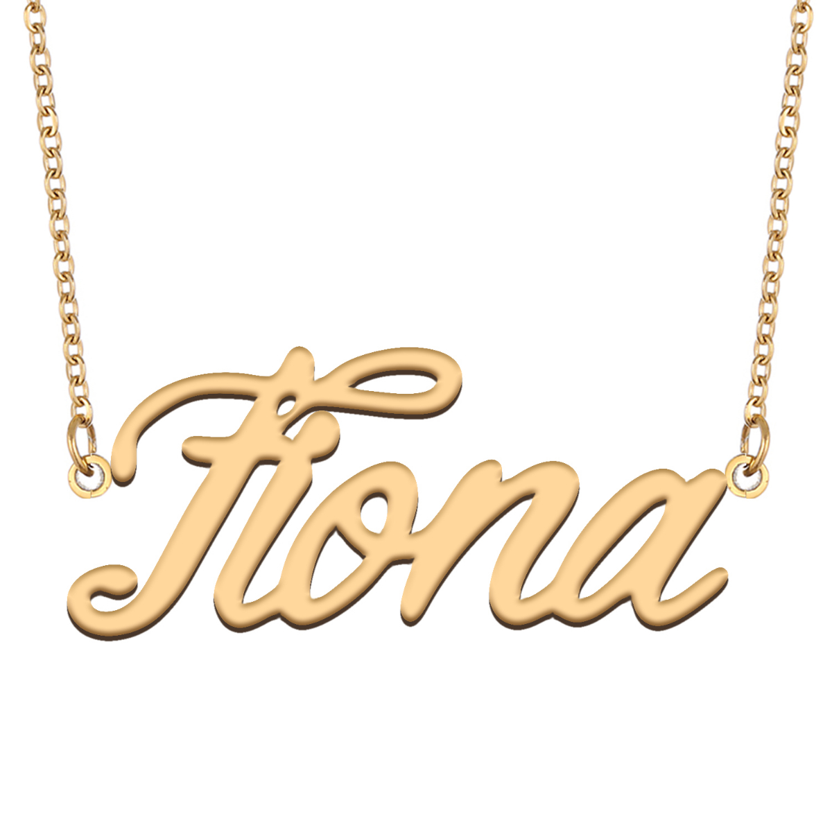 fiona name necklace