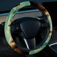 thumbnail image 2 of Sea Lion 14.5 Inch Printing PVC Leather Car Wheel Cover Steering Wheel Cover Auto Accessories, 2 of 6