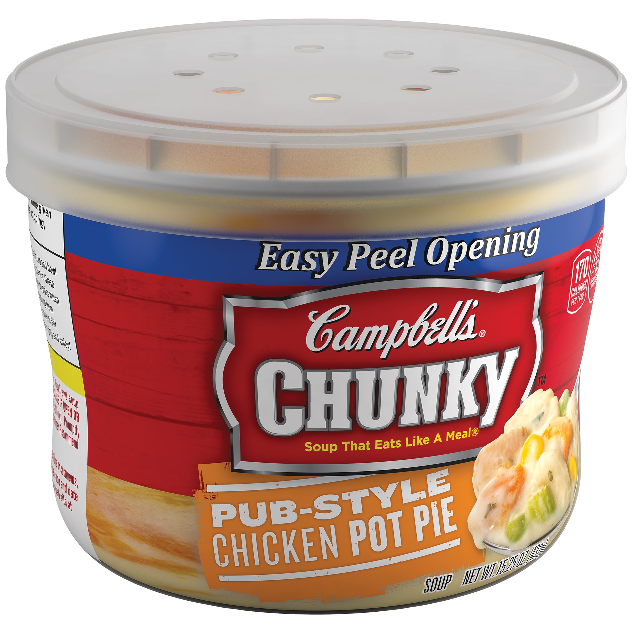 Campbell's Chunky Pub-Style Chicken Pot Pie Soup MIcrowave Bowl, 15.25 oz by Campbell Soup Company