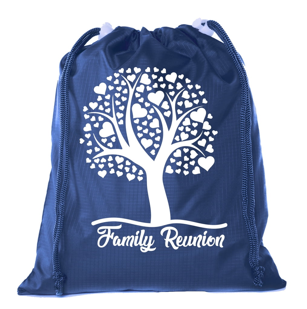 Family Reunion Gift Bags Mini Drawstring Bags for Family Reunions