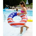 thumbnail image 3 of monsoon [Citrus] 2-Pack Luxury Pool Floats Swimming Float Beach Swim Tube Floaties Ring Tubes, 3 of 3