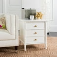 thumbnail image 2 of Safavieh Mina 25 in. 3 - Drawer Modern Coastal Bamboo Nightstand, 2 of 10
