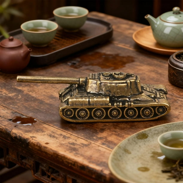 Set De 4 Tanques De Latón, Coleccionables Retro Para Habitación De Estudio, Ideales Para Niños Y Niñas