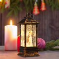thumbnail image 4 of Lighted Christmas Snow Globe Lantern Crafts Desktop Statue Table Centerpiece for Angel, 4 of 7