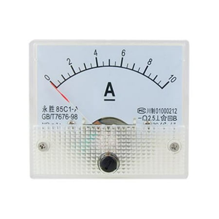 Fine Tuning Dial Panel Ampere Meter 85C1-A DC 0-10A