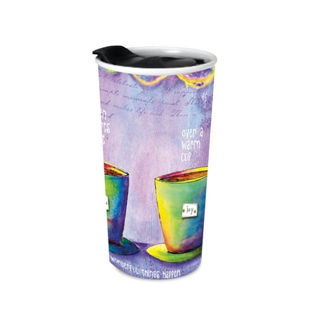 Joy Stoneware - LANG CUPPA JOY CERAMIC TRAVELER