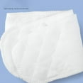 thumbnail image 3 of TELOLY Cotton Under Bra Liners 5Pcs Absorb Sweat Under Breasts Reusable Soft Breast Sweat Pads For Rash & Odor Control Postpartum, Gym, Hot Flashes (Washable, Fits Tummy/Underarms), White 5, 3 of 7