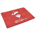 thumbnail image 2 of MKHERT Santa Claus Hat and Beard Merry Christmas Doormat Rug Home Decor Floor Mat Bath Mat 30x18 inch, 2 of 3
