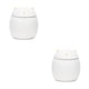 thumbnail image 2 of Tarro de té de cerámica Matsuzay para amantes del té 500ml blanco, 2 of 6