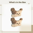 thumbnail image 5 of Pair of Cute Dog Car Neck Pillows, Plush Headrest for Driving, Ergonomic Support for Car Seat, Office Chair, Soft Comfort Pillow Set of 2, 5 of 6