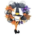 thumbnail image 2 of Xihbxyly Guirnalda de Halloween, Luces Led con Hilo de Cobre, Decoración Exterior Otoñal, Corona Única para Puerta de Entrada, Decoración de Fiesta Espeluznante, Ambiente de Halloween Versátil, Tamañ, 2 of 7
