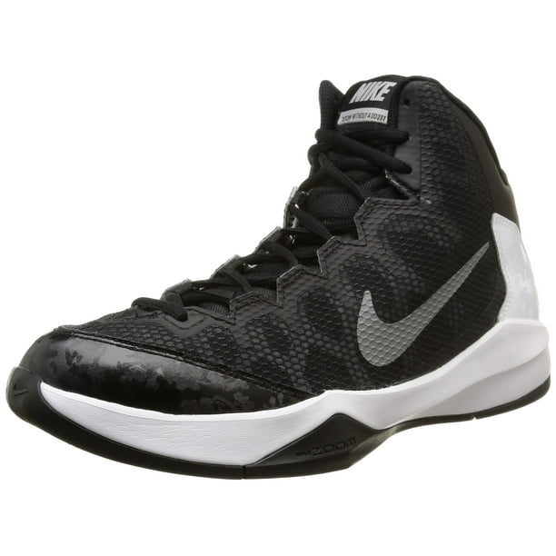 Nike Men's Zoom Without A Doubt Black/Mtllc Slvr/Flt Slvr/Chrm Basketball Shoes -