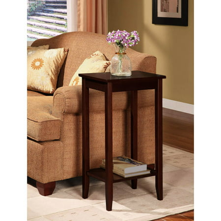 DHP Rosewood Tall End Table, Simple Design, Multi-purpose Small Space (Best Small Room Designs)