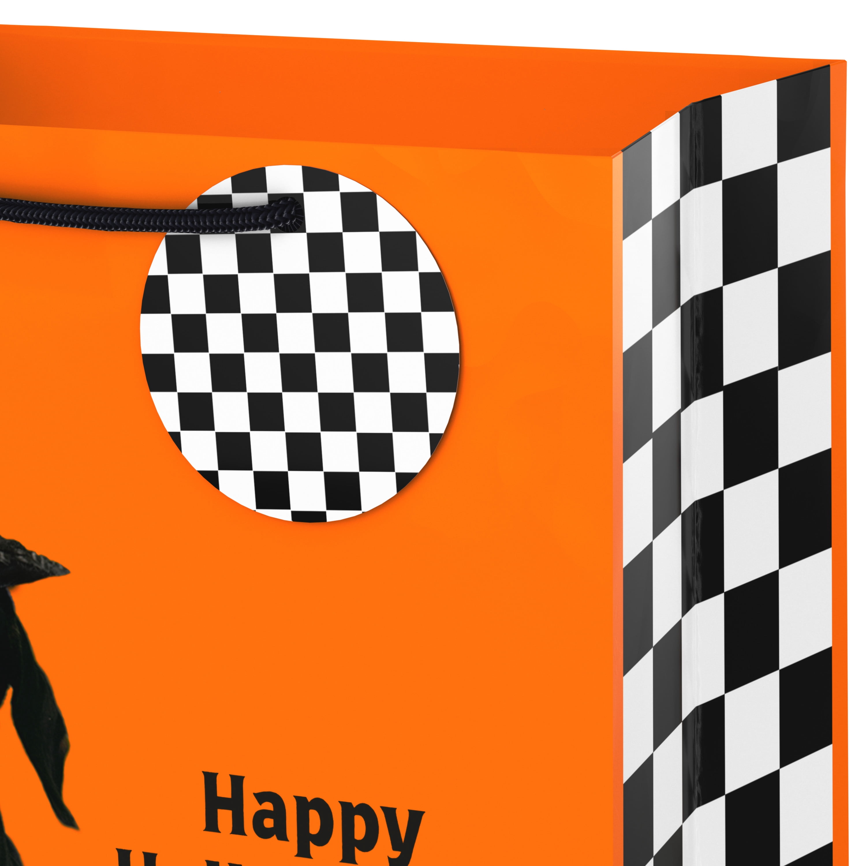 Hallmark Medium Halloween Gift Bag With Tag (Happy Hallowiener), 1 Count