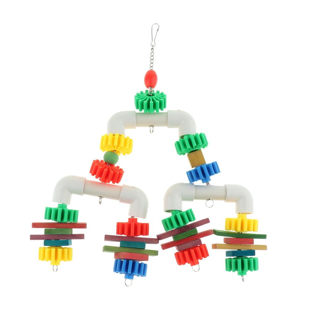 Bvdfgk Bird Swing - Plastic Conure Toys Bird Cage Swing Hanging Toy for Small Birds (1