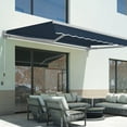 thumbnail image 4 of Macrout Patio Awning 10x8 Feet Sunshade Canopy for Manual Retractable Awnings, 4627 (Dark Blue), 4 of 10