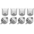 thumbnail image 1 of 4Pcs PE Plastic Portable Fishing Feeder Lure Bait Cage Tackle Accessories with WeightS, 1 of 4