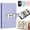 Purple, variant on 100 Envelope Savings Challenge Book with Password Lock, Money Saving Binder with Cash Envelopes, Savings Challenge Book for Reaching Your Savings Goals